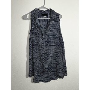 Simply styled by sears button down tank top